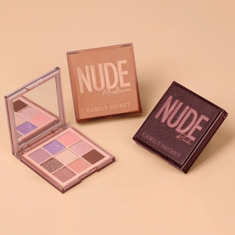 Mini Paleta De Sombras Nude Colores Camily Secret Gisele Stephanie