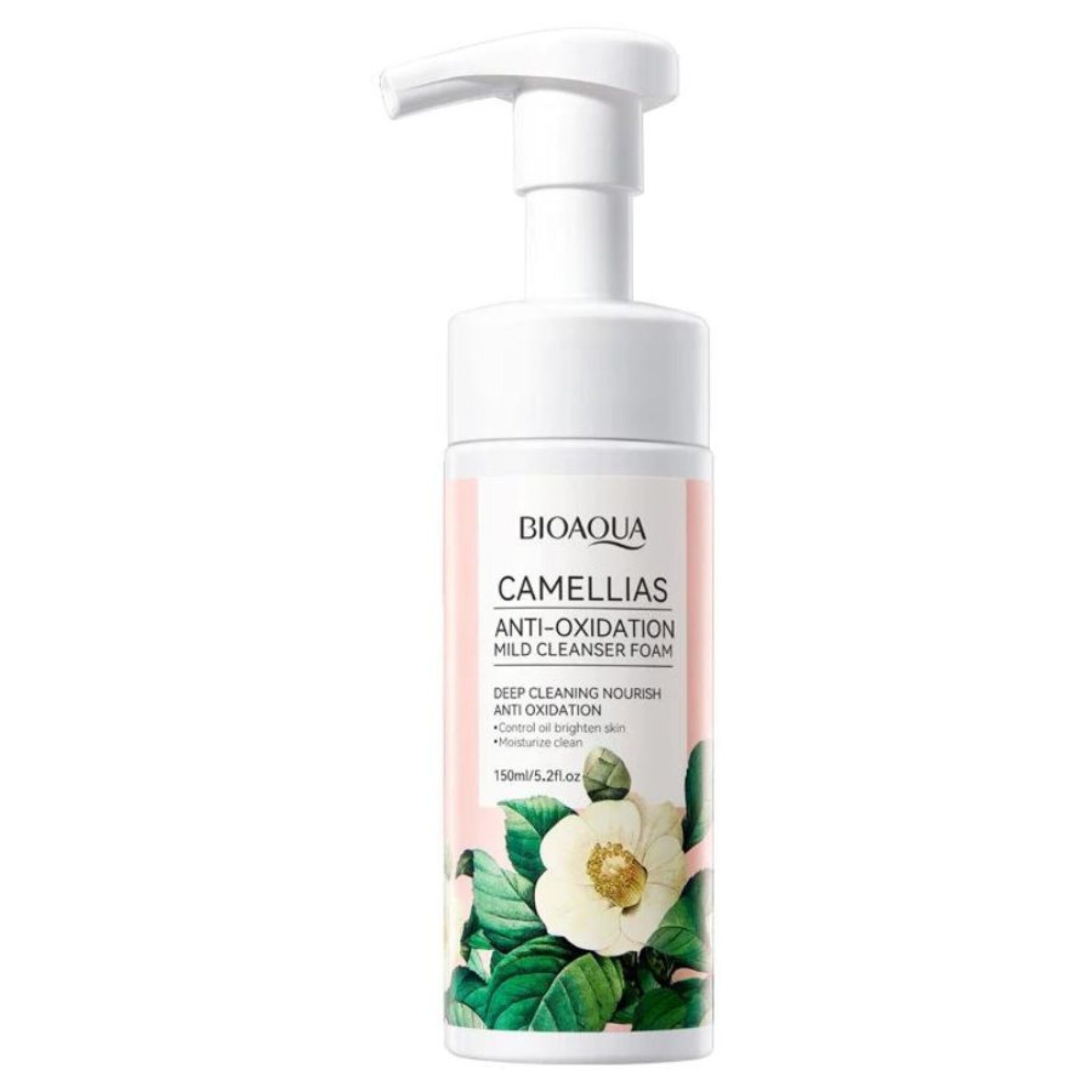 ESPUMA LIMPIADORA FACIAL SUAVE ANTIOXIDANTE DE FLOR DE CAMELLIAS