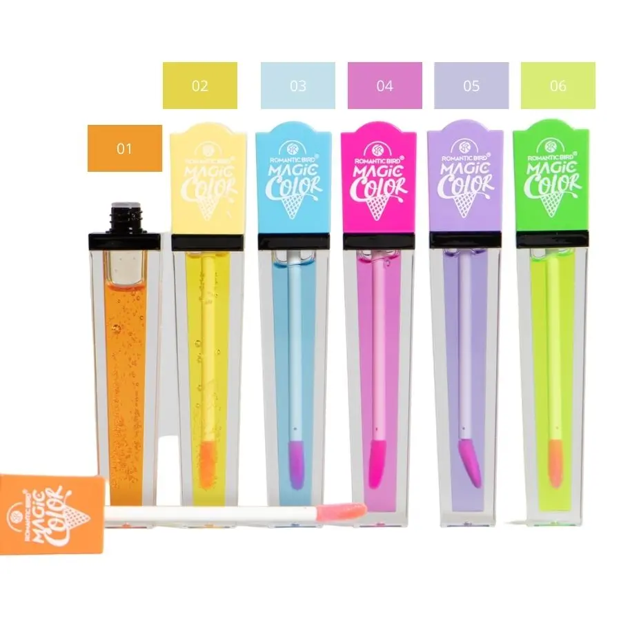 2 x 1 LIP GLOSS MAGIC COLOR - ROMANTIC BIRD
