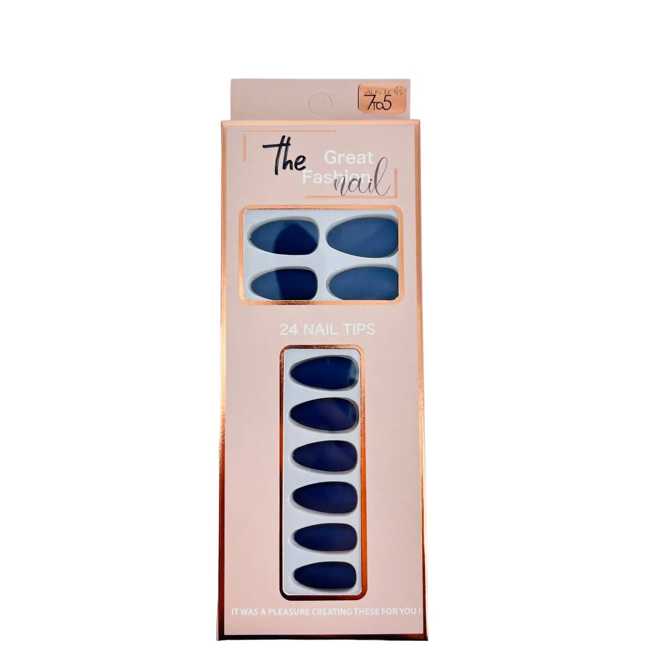 UÑA POSTIZA CON DISEÑO & COLORES DE 24 PCS