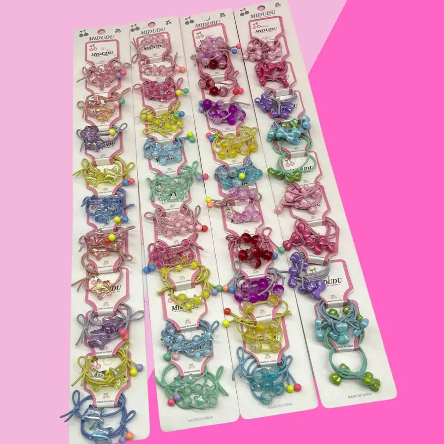 SET GOMA P/ CABELLO 1PAR BLISTER X10