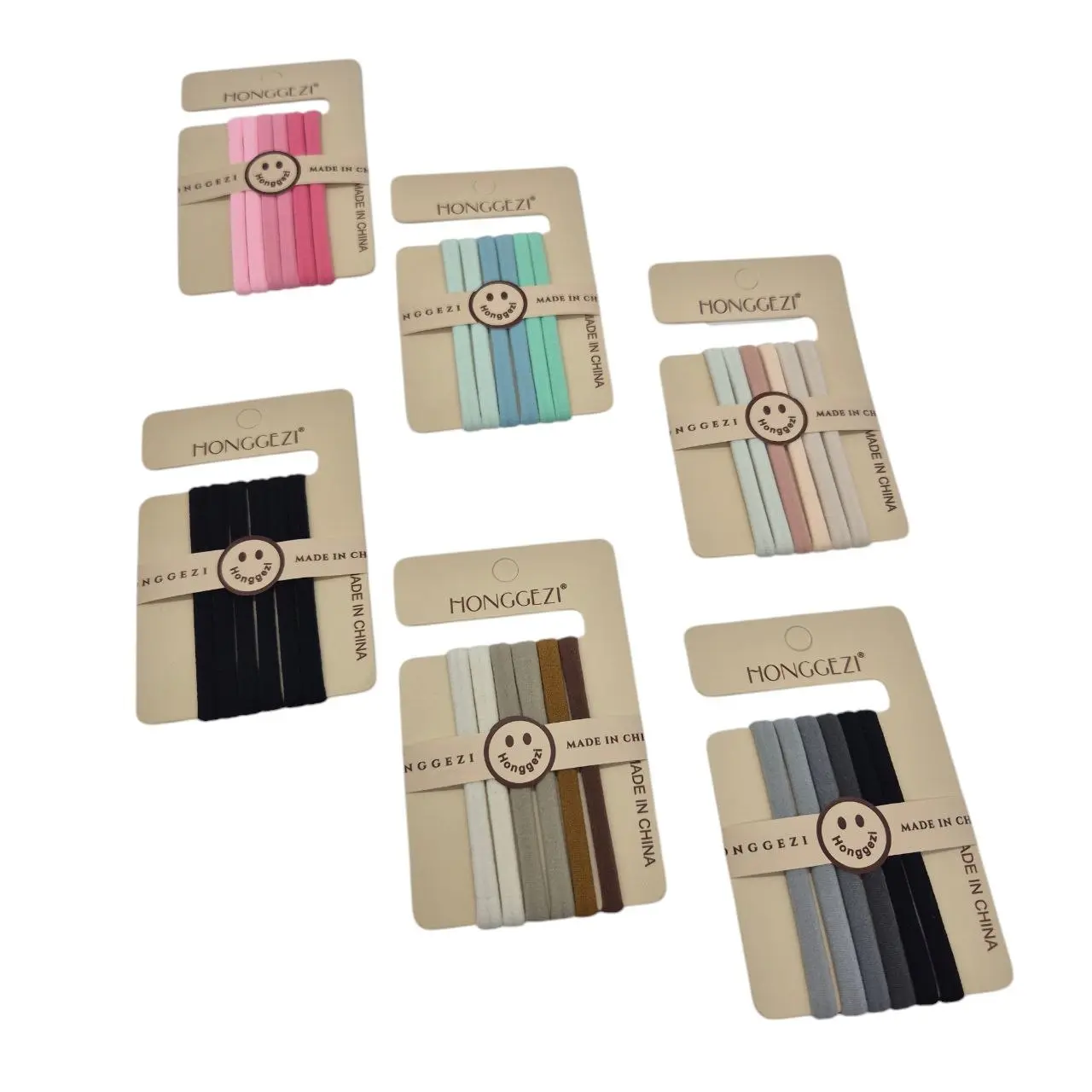 AGOGO 6PCS EN BLISTER DE CARTON BLANCO - HONGGEZI