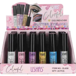DELINEADOR GLITTER COLORFUL EL658 – USHAS