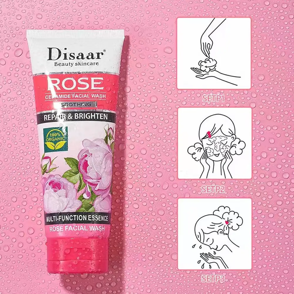 LIMPIADOR FACIAL DE CERAMIDA DE ROSAS REPARACIÓN Y BRILLO - DISAAR DS5301 - Imagen 2