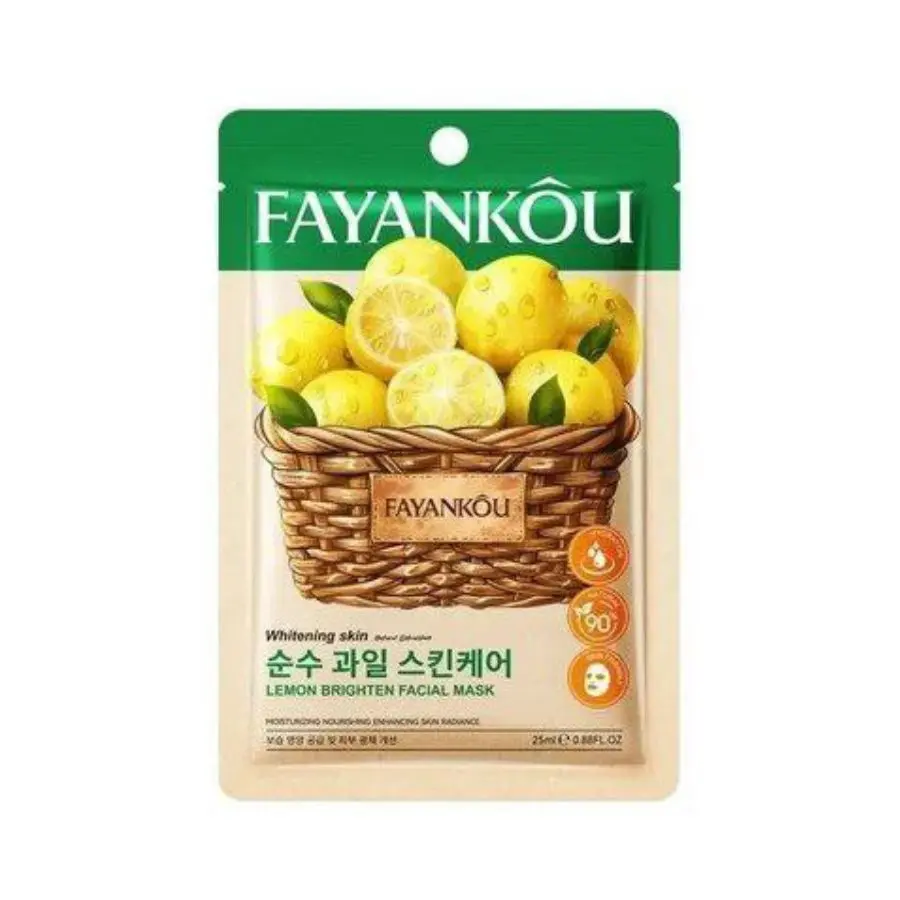 MASCARILLA FACIAL ACLARANTE DE LIMÓN 25ML - FAYANKOU FYK47465