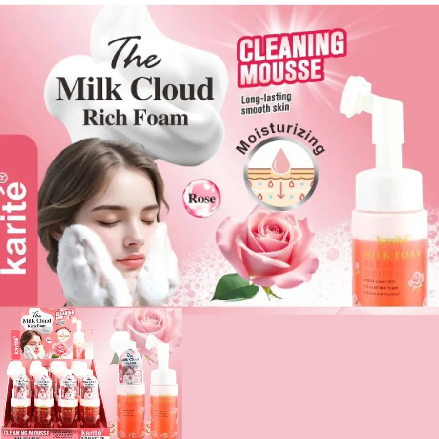 MOUSSE LIMPIADOR FACIAL DE ROSAS 155ML 22057-47B - KARITE