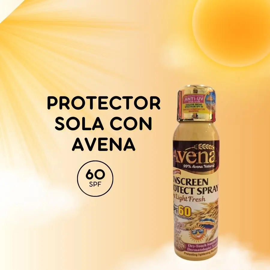 PROTECTOR SOLAR EN SPRAY SPF 60 + AVENA 180ML HA-3132 - WOKALI