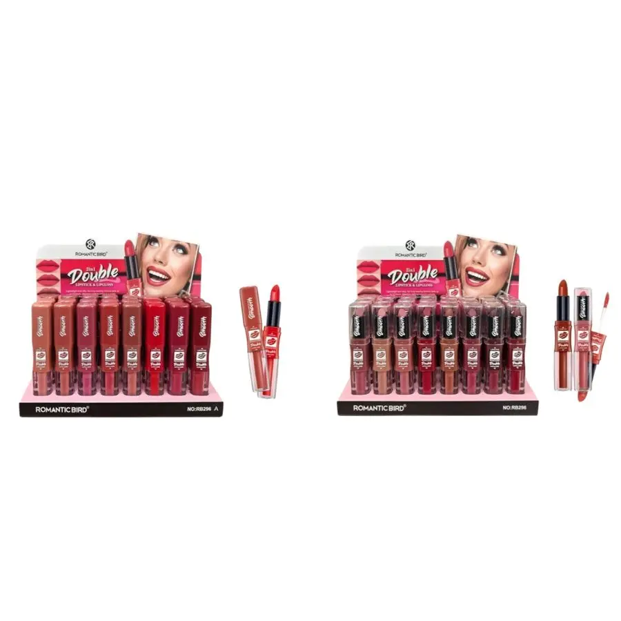 LABIAL LIQUIDO & EN BARRA 2EN1 SOCIAL QUEEN TONO OSCURO RB298 – ROMANTIC BIRD