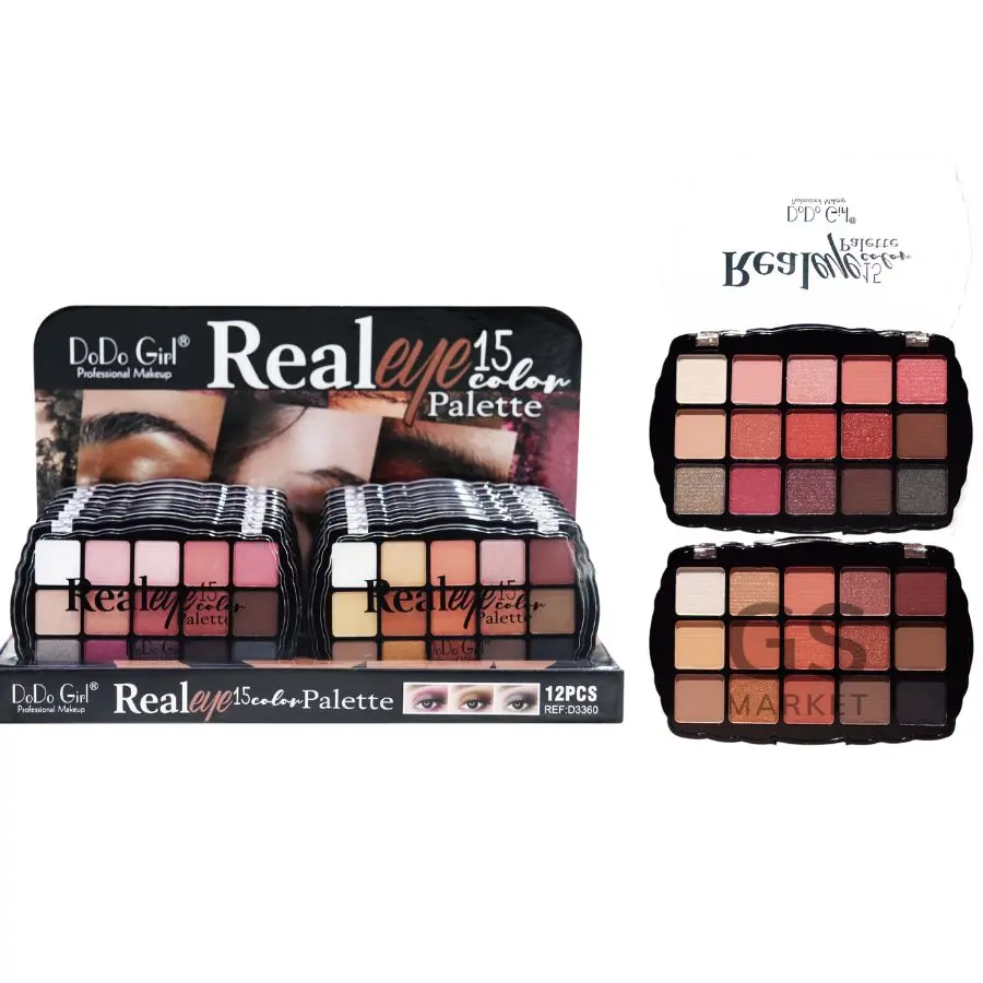 PALETA DE SOMBRAS DE OJOS 15 COLORES D3360 - D.D. GIRL