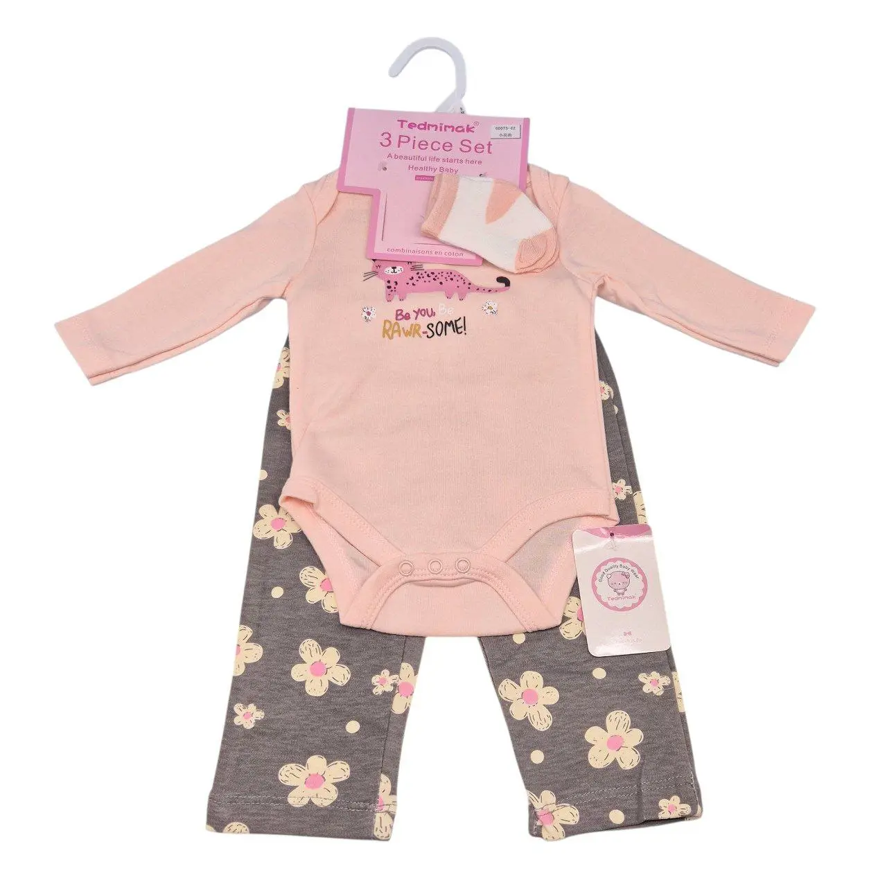 SET 3PCS BODY MANGA LARGA+PANTALONCITO+MEDIA – TEDMIMAK