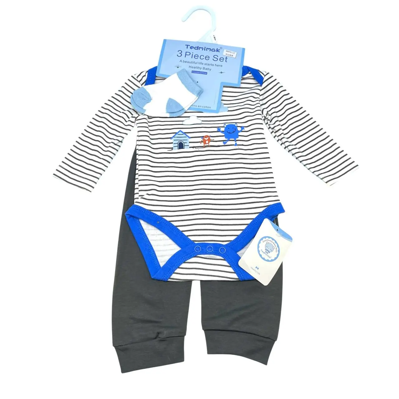 SET 3PCS BODY MANGA LARGAS+PANTALONCITO+MEDIA NENE – TEDMIMAK