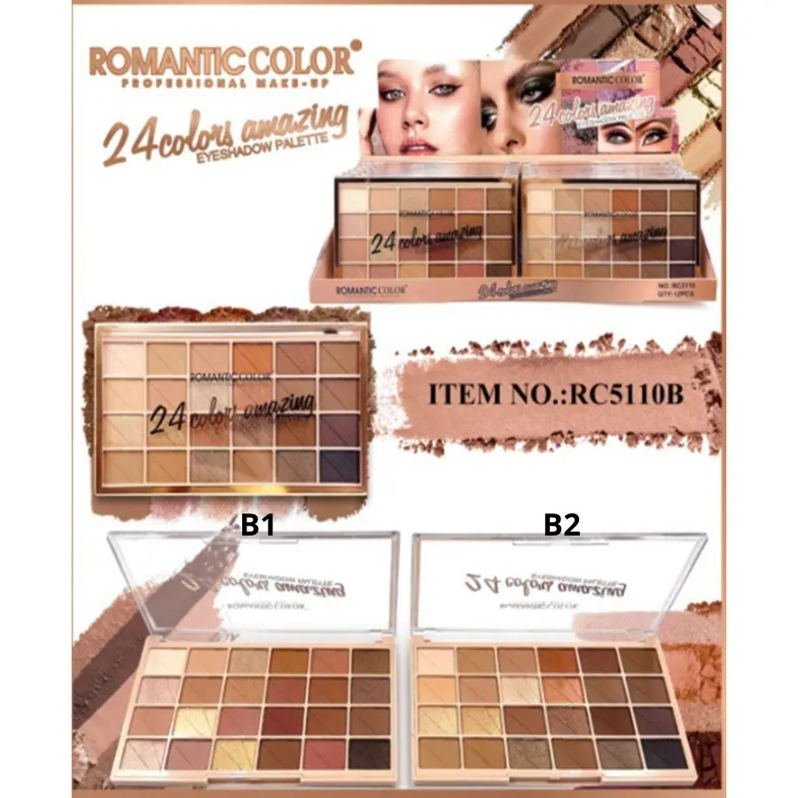 SOMBRA P/OJOS 24 COLORS AMAZING - R.COLOR RC5110