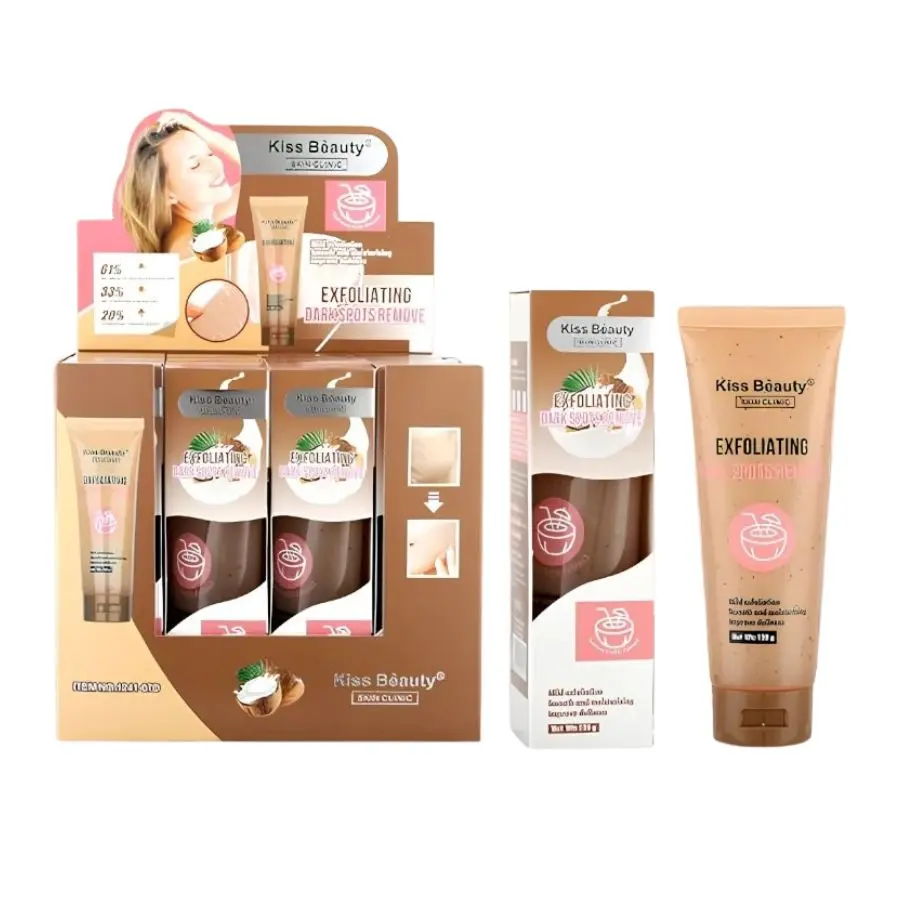 EXFOLIANTE HIDRATANTE C/EXTRACTO DE NARANJA 120G 1241-07D – KISS BEAUTY