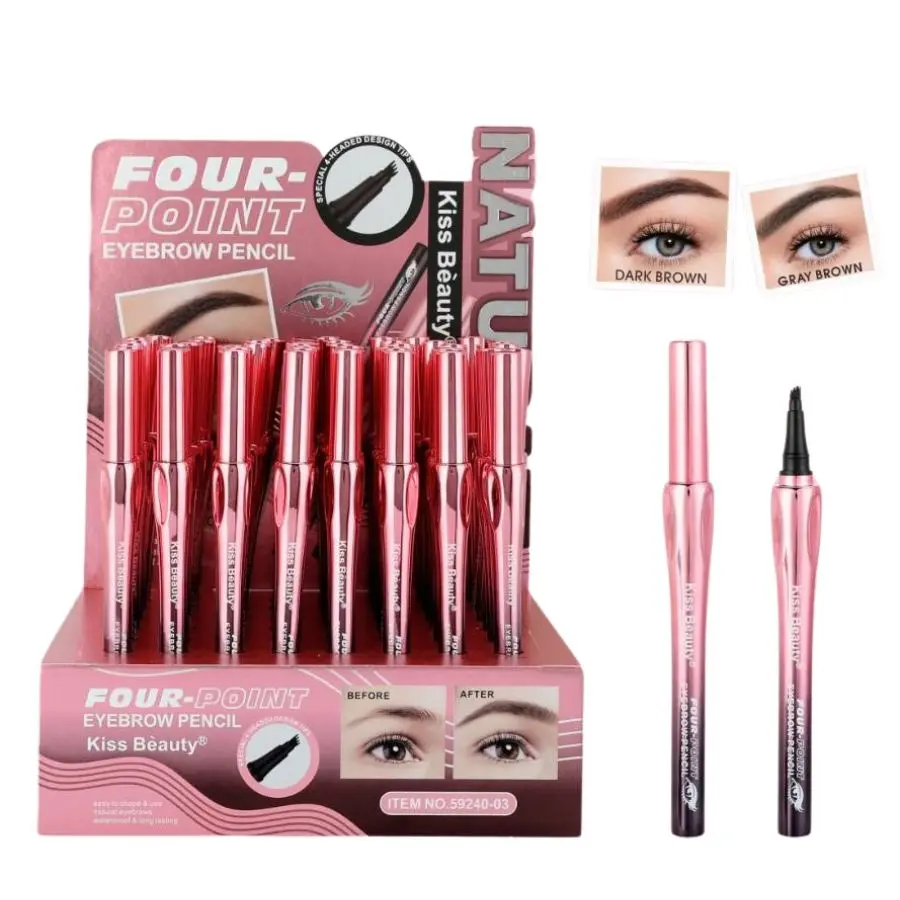 LÁPIZ DE CEJAS DE CUATRO PUNTAS 9240-03 - KISS BEAUTY