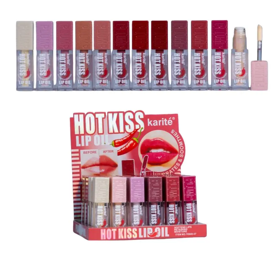 BRILLO LABIAL CON COLOR +VOLUMINIZADOR - KISS BEAUTY