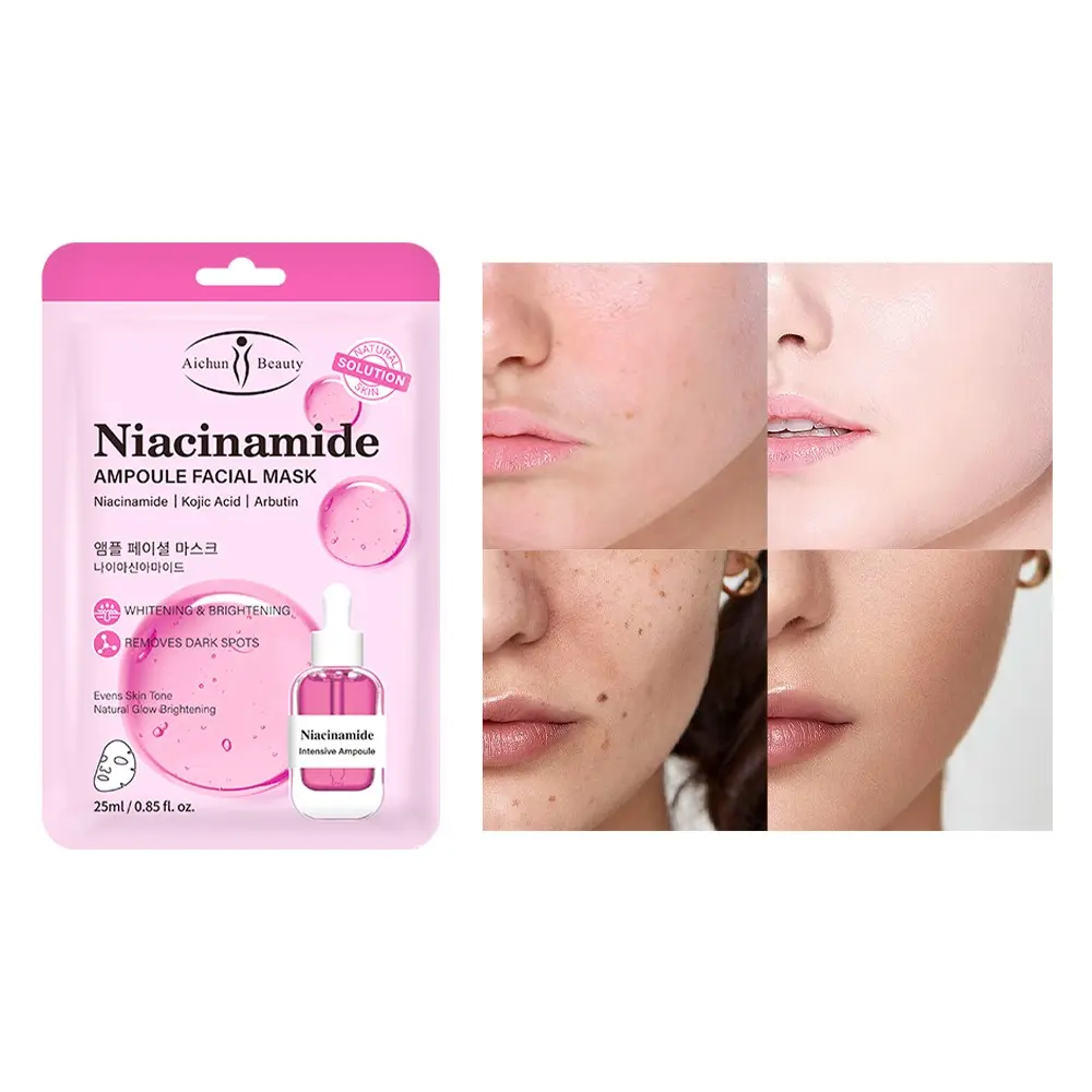 AMPOLLA FACIAL MASCARILLA DE NIACINAMIDA 25 ml AC3383 - AICHUN
