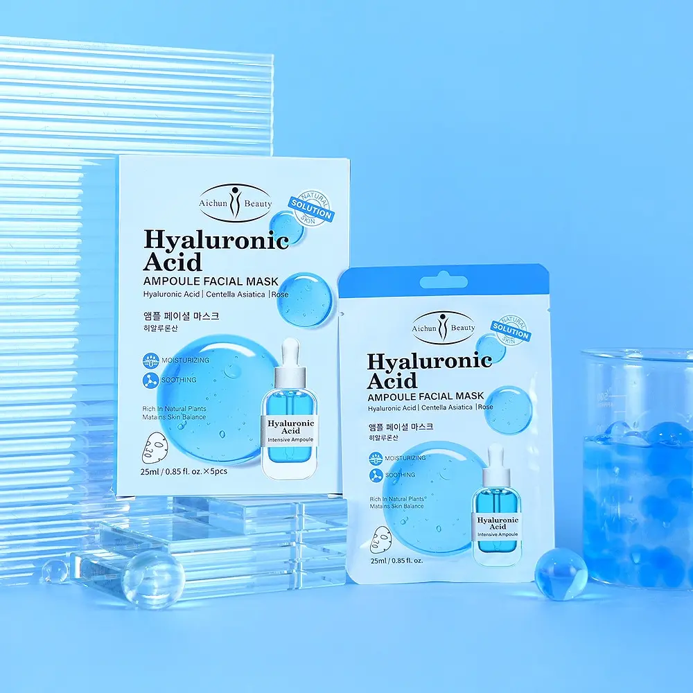 MASCARILLA AMPOLLA FACIAL ÁCIDO HIALURÓNICO. 25ML AC3380 - AICHUN