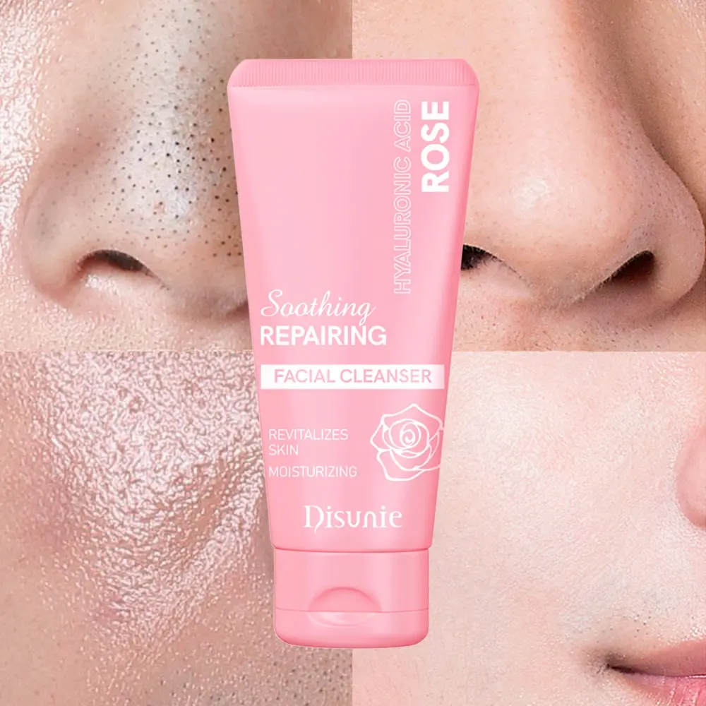 LIMPIADOR FACIAL ROSA CALMANTE Y REPARADOR. 100G DE8234 - DISUNIE - Imagen 2