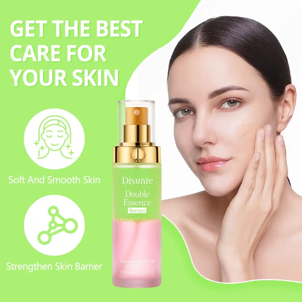 SERUM DOBLE ESENCIA VERDE-ROSA 100ML DE8184 - DISUNIE