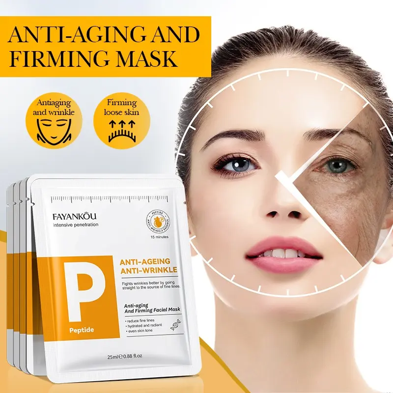 MASCARILLA FACIAL DE PEPTIDOS ANTI-ENVEJECIMIENTO FYK46871 - FAYANKOU