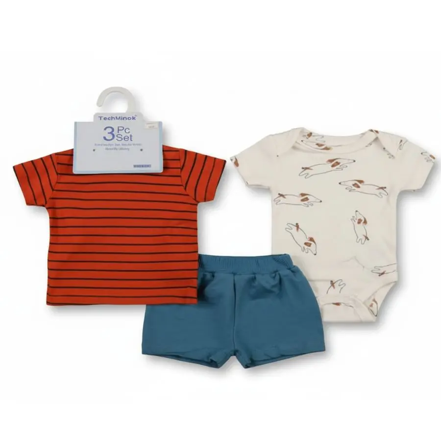 SET 3PCS BODY+REMERITA+SHORTCITO DISEÑO PERRITO – TEDMIMAK